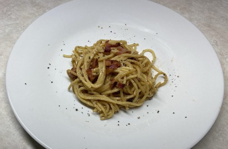 Espaguete à carbonara